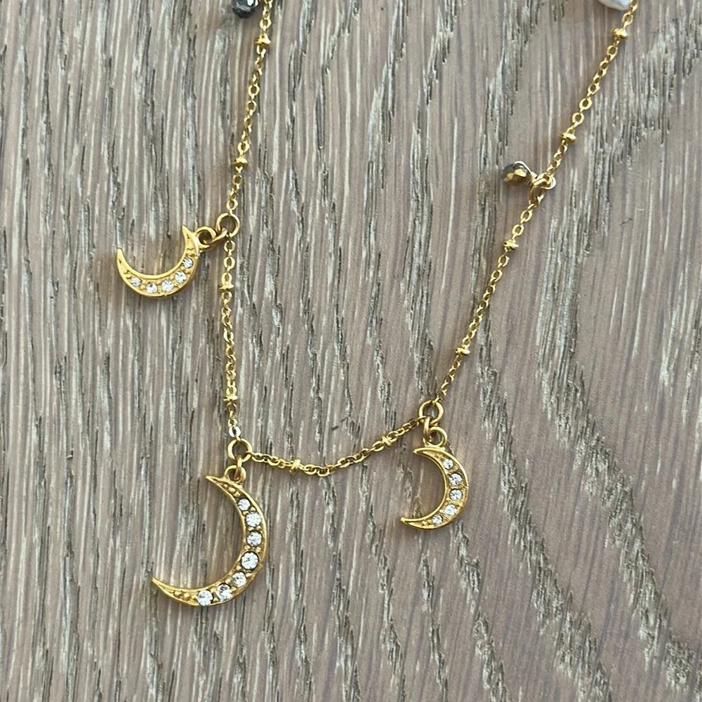 Sequin NYC Luna Convertible Chain Necklace
